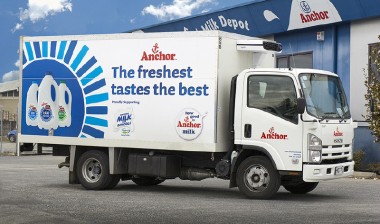 ANCHOR MILK DELIVERY TRUCKS BY ADMARK